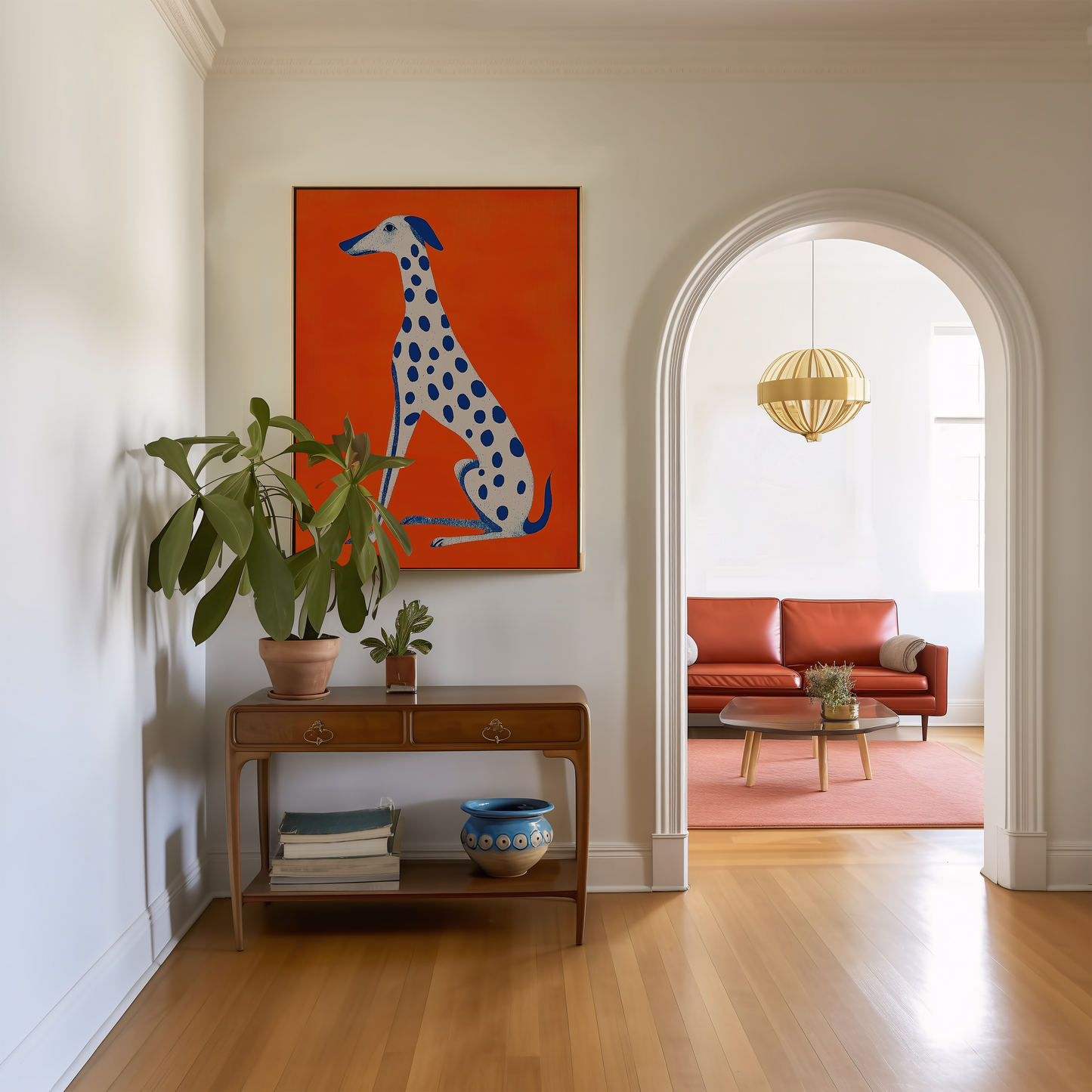 Bold Dalmatian Illustration - Dopamine Decor