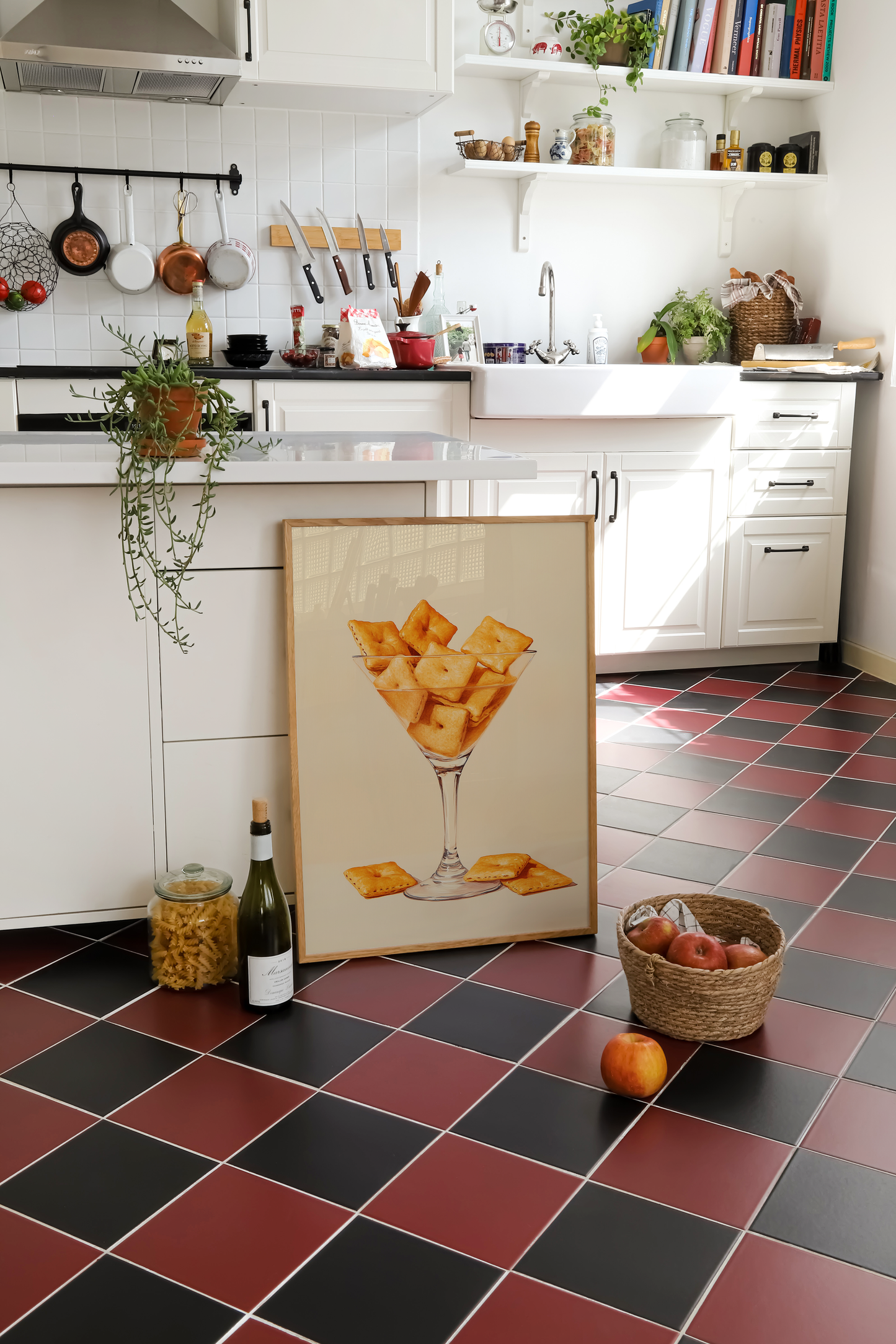 Cheez-It Martini Art Print - Quirky Wall Decor