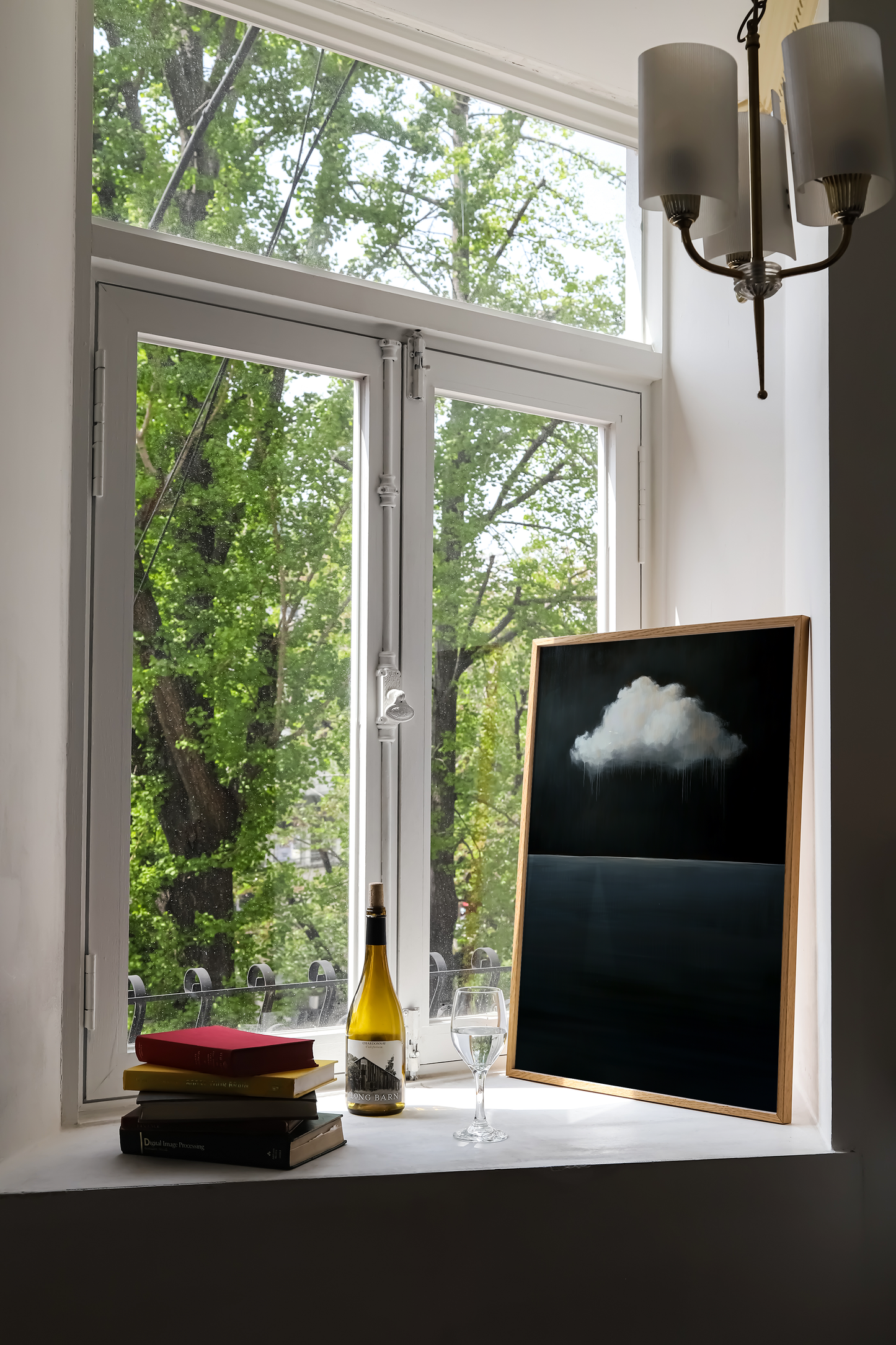 Dark Academia Cloud - Moody Minimalist Wall Art