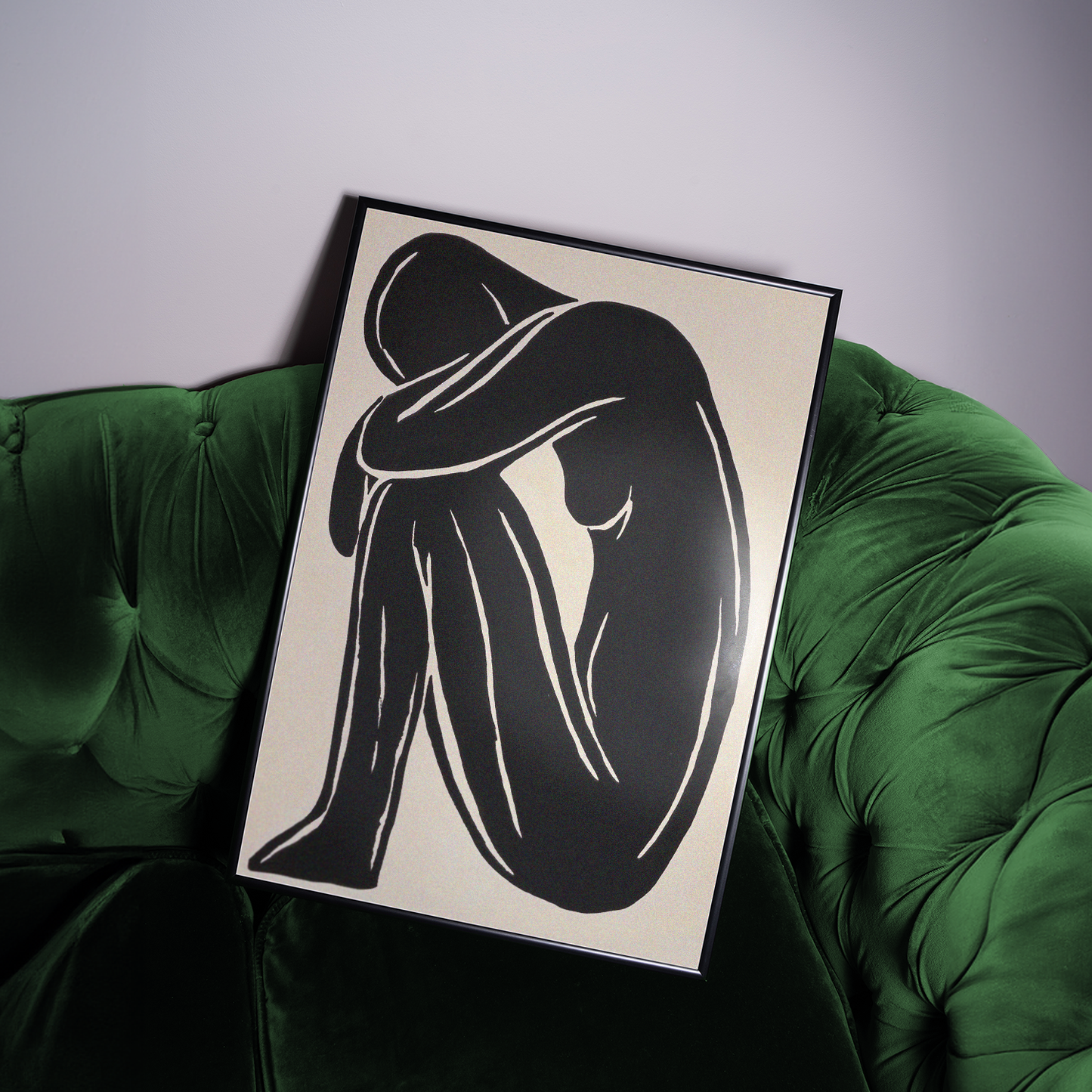 Minimalist Abstract Female Figure
