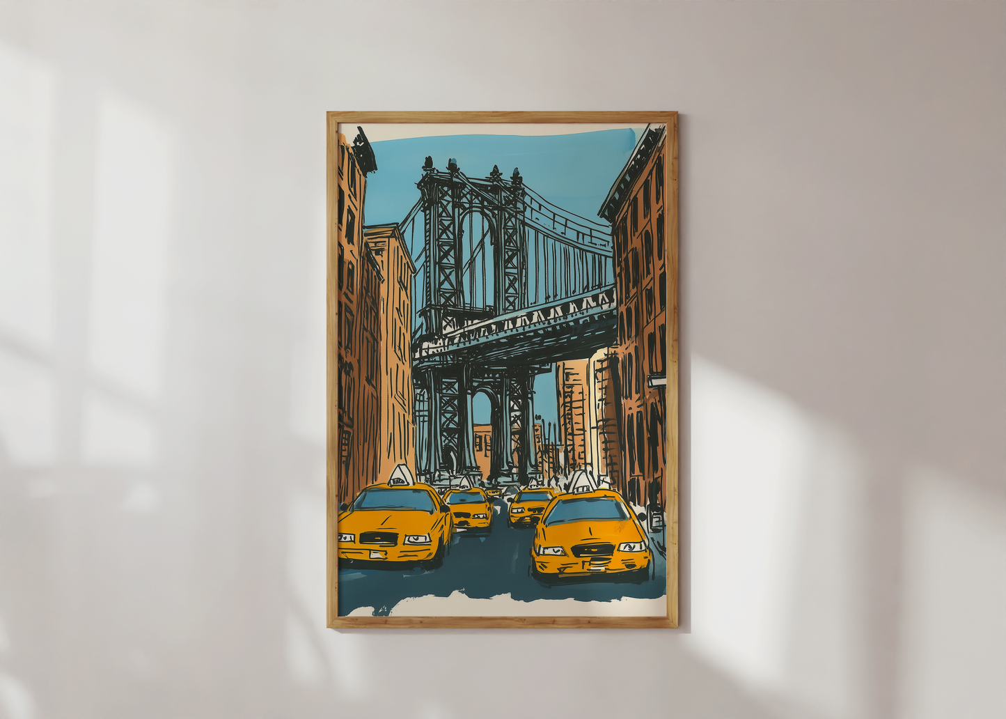 Manhattan Bridge NYC Art Print