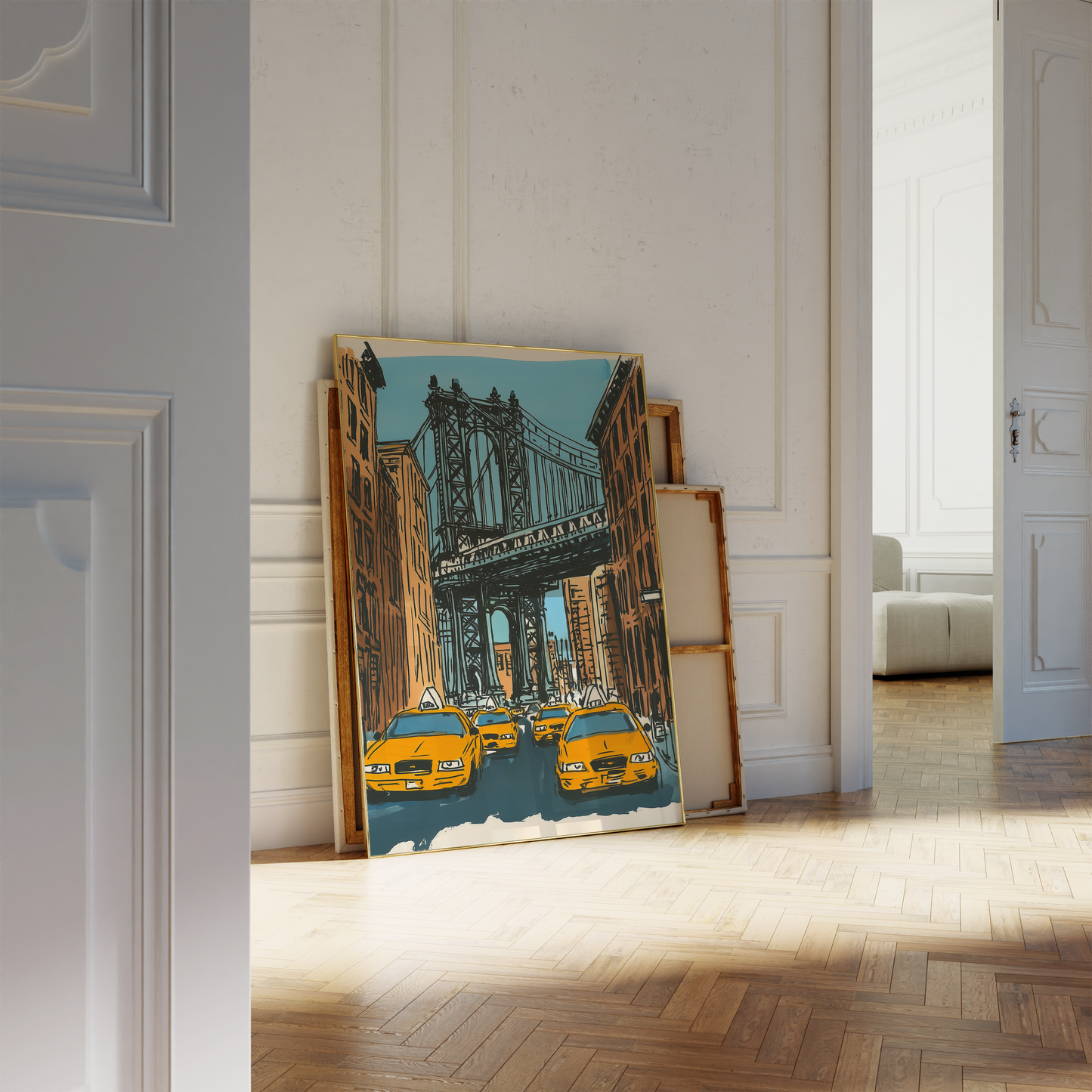 Manhattan Bridge NYC Art Print