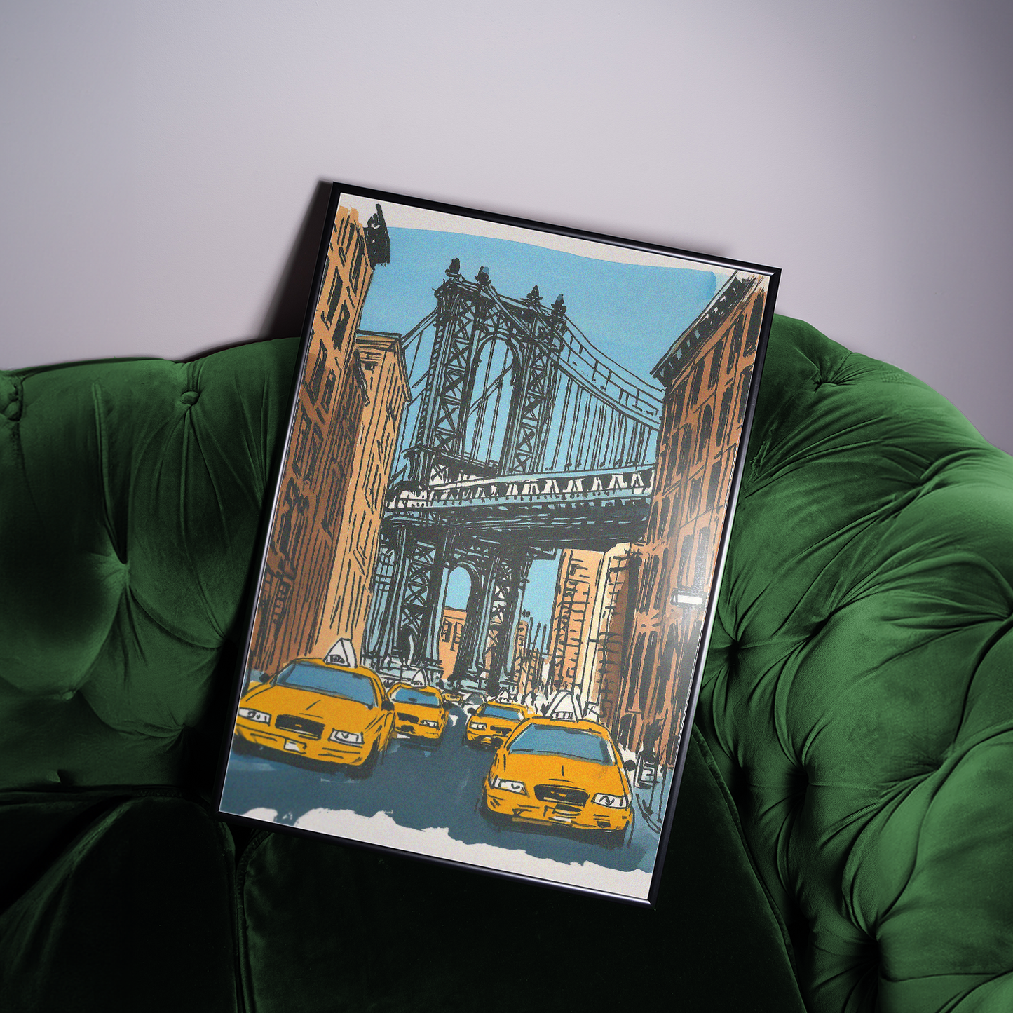 Manhattan Bridge NYC Art Print