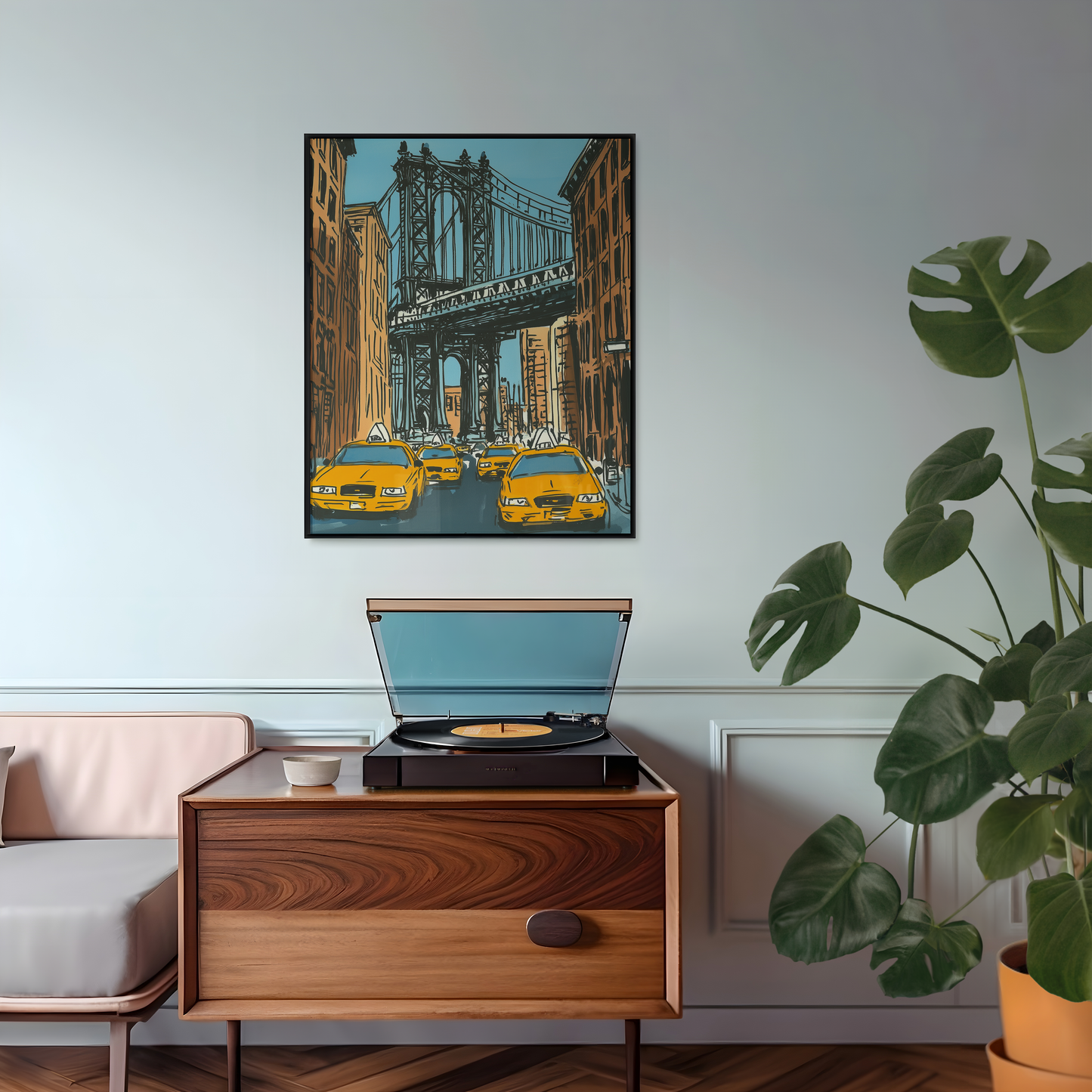 Manhattan Bridge NYC Art Print