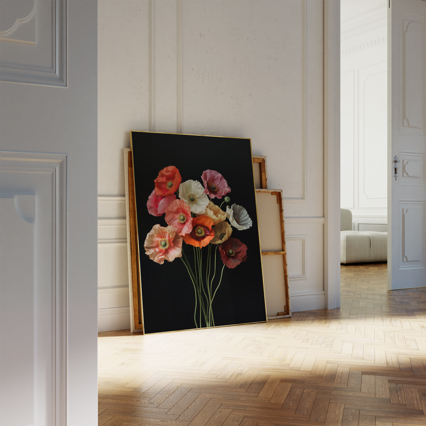 Vibrant Poppies Art Print