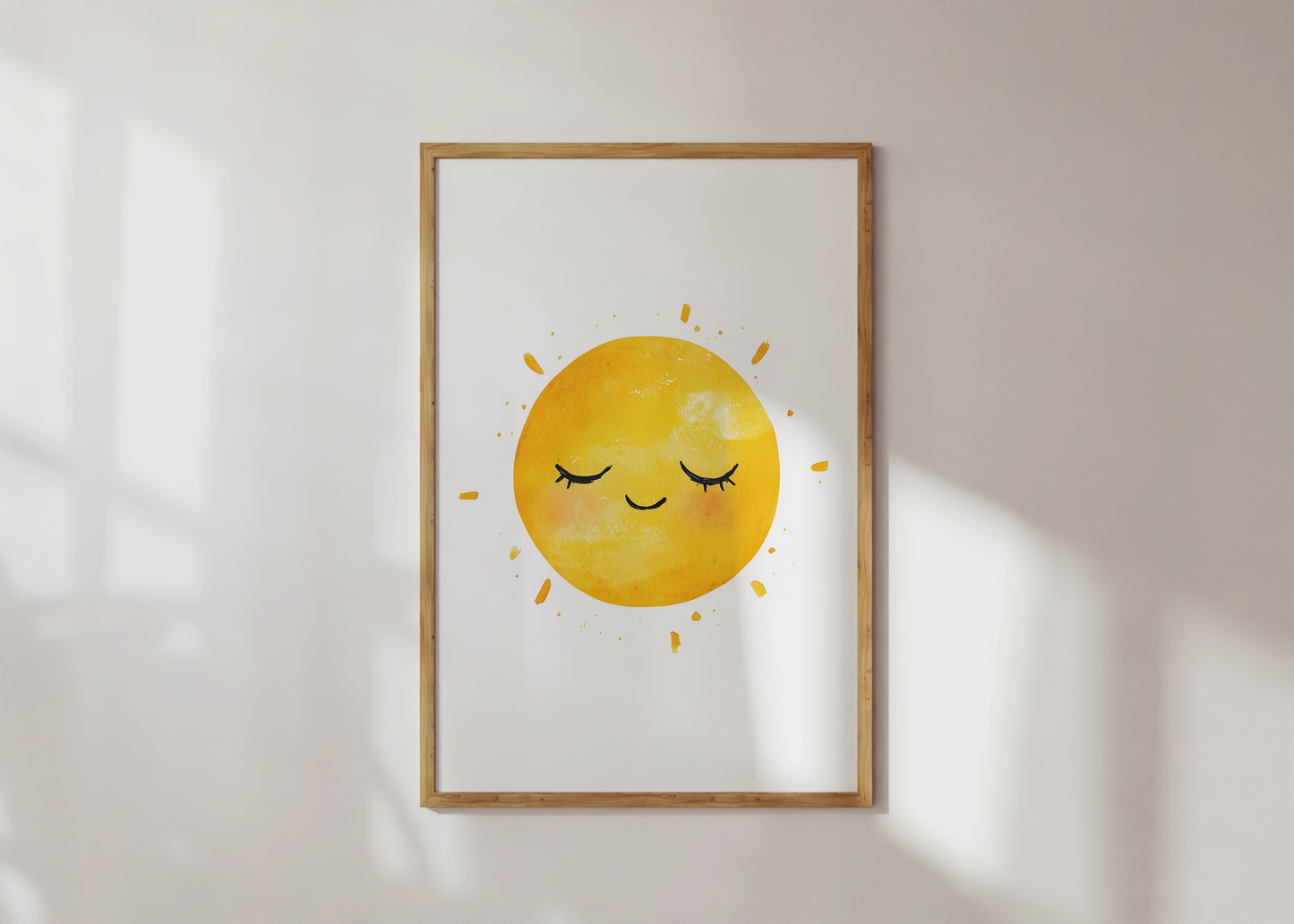 Adorable Sun Art Print - Modern Nursery Wall Art