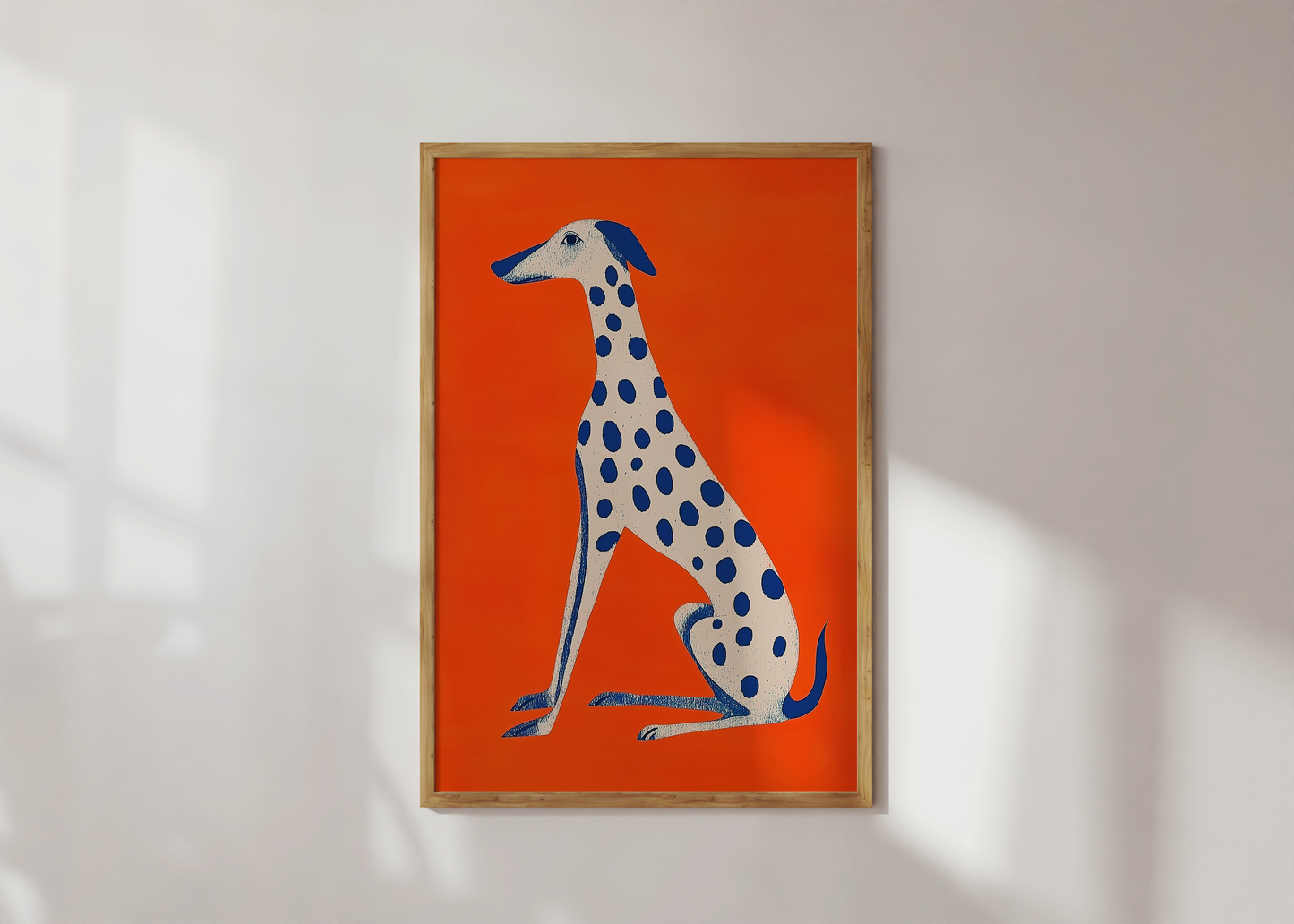 Bold Dalmatian Illustration - Dopamine Decor