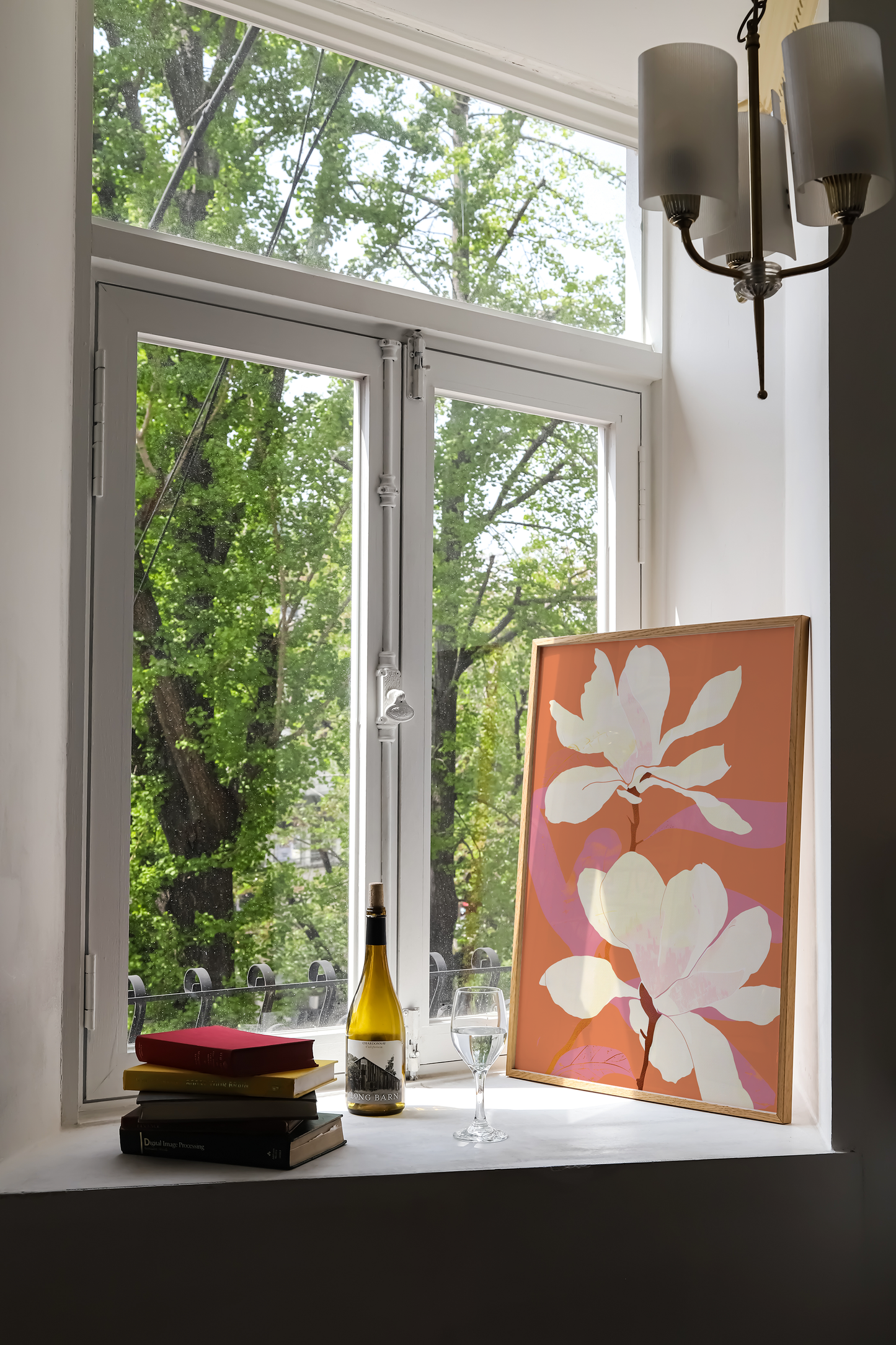 Magnolia Bloom Art Print - Contemporary Floral Wall Decor