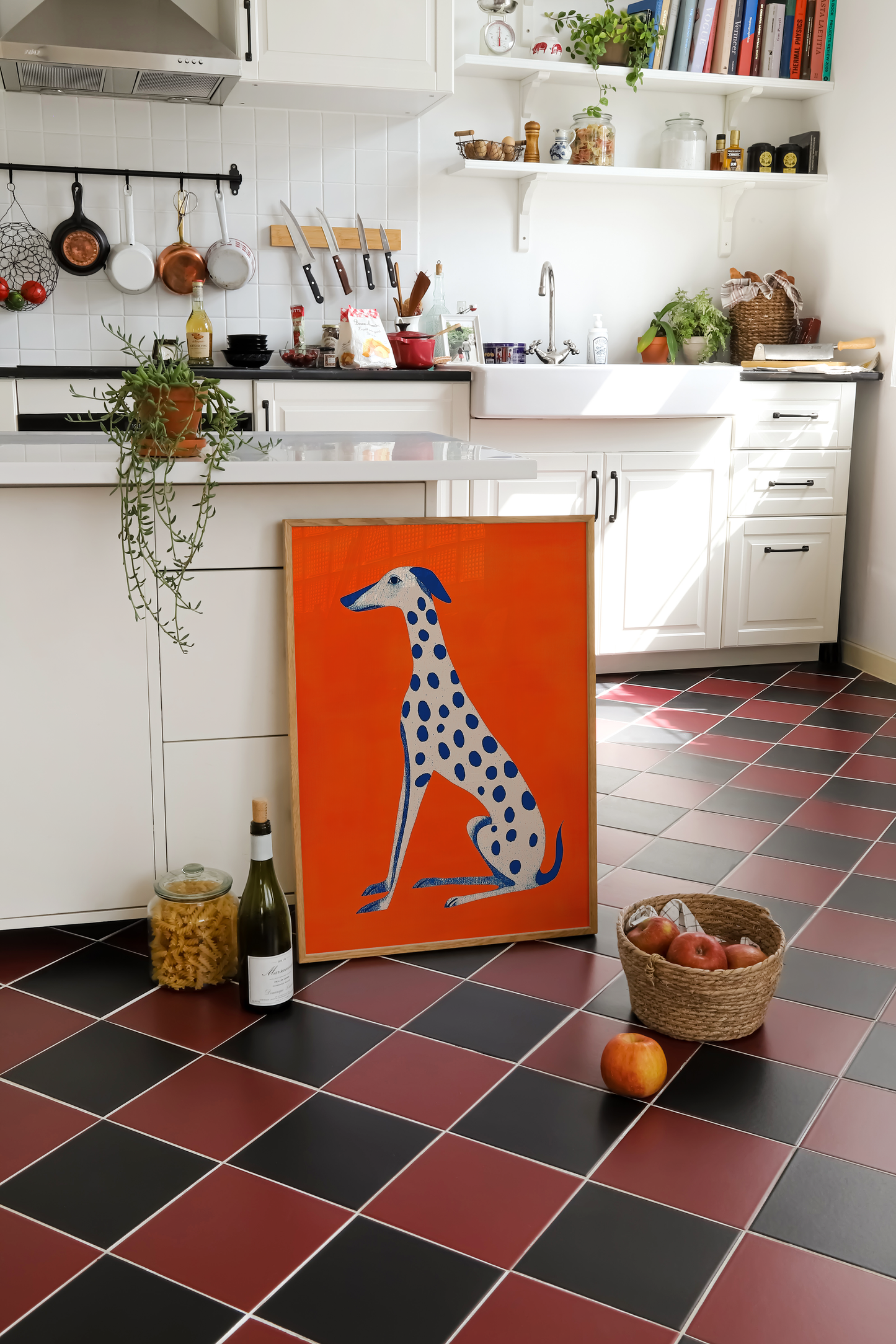 Bold Dalmatian Illustration - Dopamine Decor
