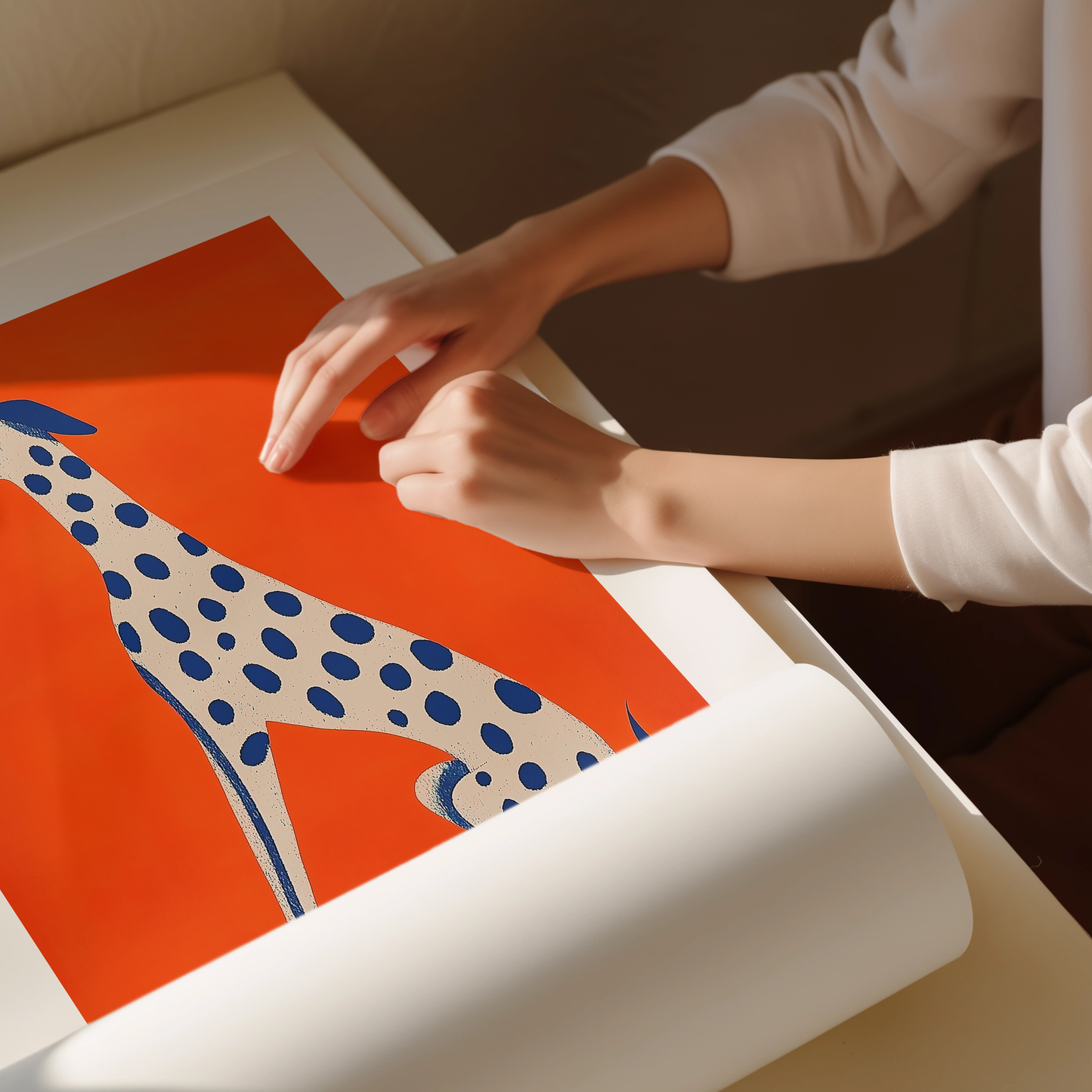 Bold Dalmatian Illustration - Dopamine Decor