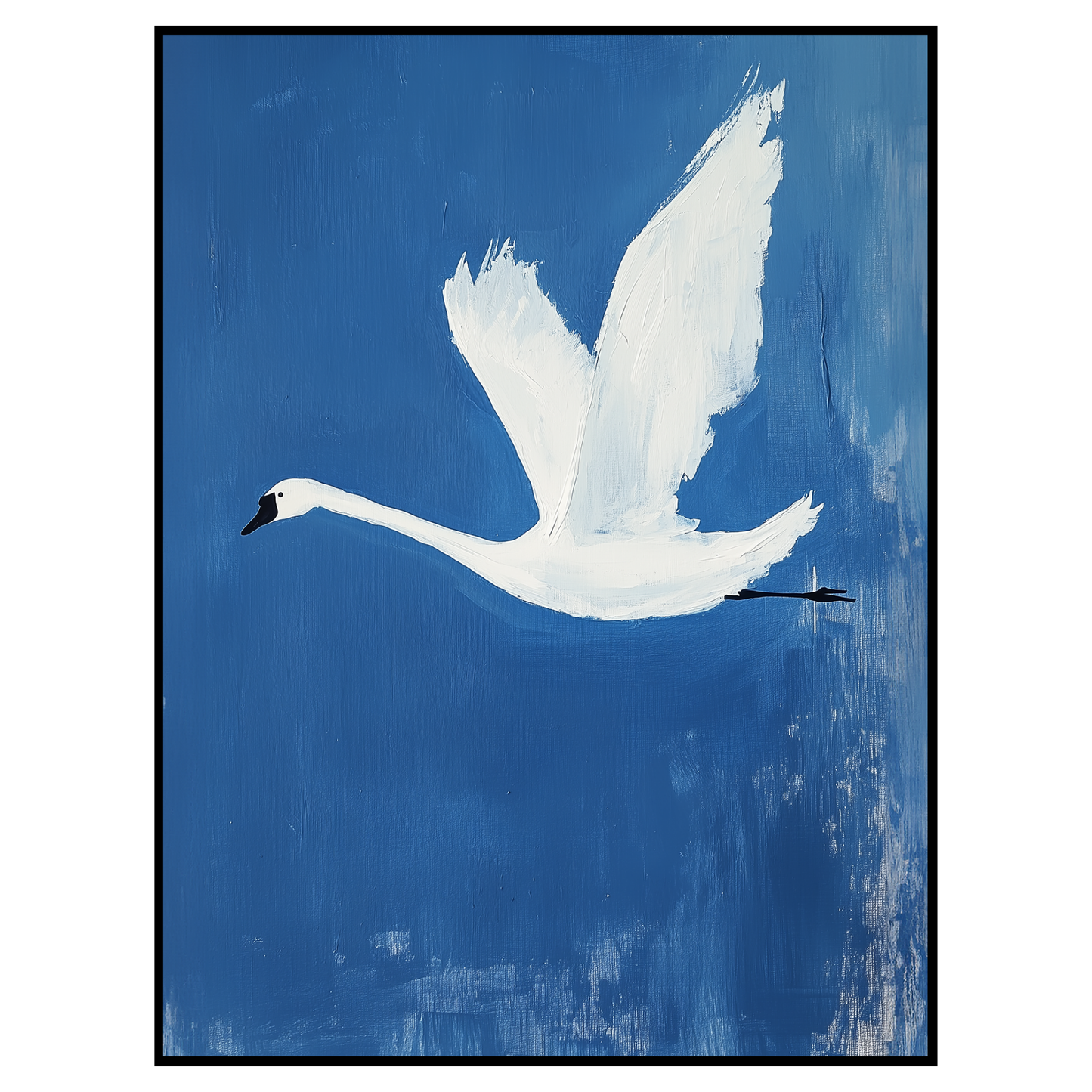 Nursery Swan Wall Art - Minimalist Baby Room Decor