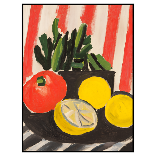 Vibrant Fruit and Vegetable - Bold Kitchen Wall Art