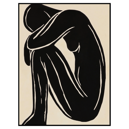 Minimalist Abstract Female Figure