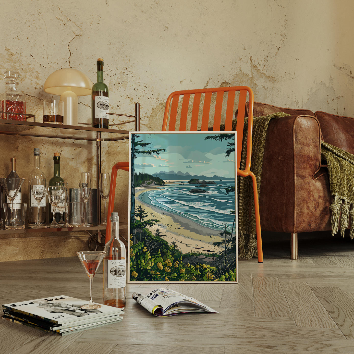 Chesterman Beach Tofino Print - Serene Coastal Landscape